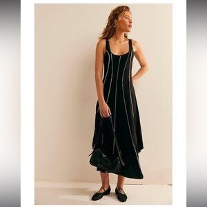 Free People Women's Black Corrine Midi, small